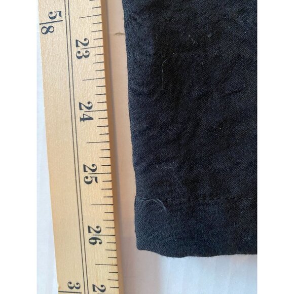 Zenobia Womens NWT Black Button Down Sleeveless Lined Jumpsuit with Belt Size 3X - Picture 9 of 12